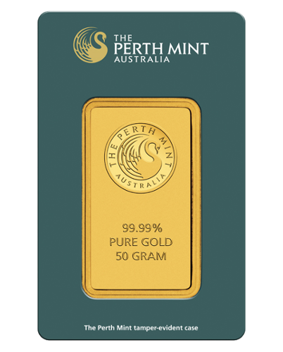 Sztabka Złota - Perth Mint - 50 g