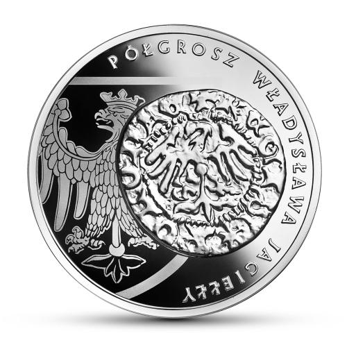Half-grosz of Ladislaus Jagiello, 20 zloty, Series: The History of Polish Coin