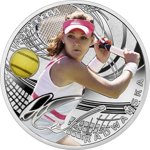 agnieszka radwanska tennis coin
