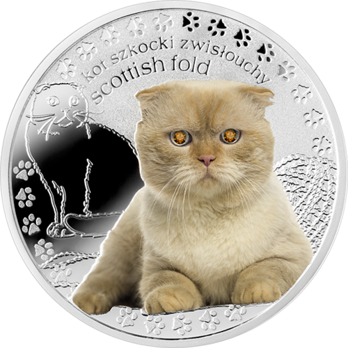 Scottish Fold, 1 dollar, Series: Man’s Best Friends – Cats