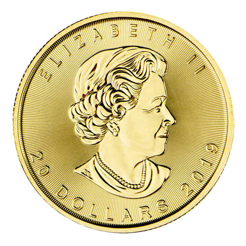 Liść Klonowy 1/2 oz. 20 dolarów kanadyjskich - Złota moneta bulionowa Maple Leaf