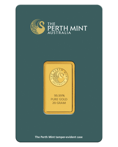 Sztabka Złota - Perth Mint - 20 g
