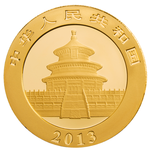 Panda 1/4 oz 100 Yuan - Złota moneta bulionowa