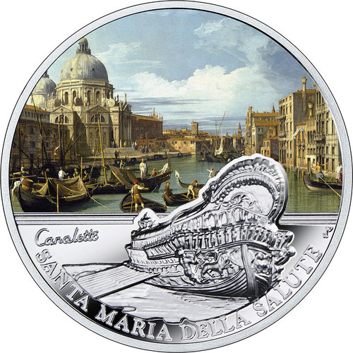 Basilica di Santa Maria della Salute, 2 dollars (silver coin)