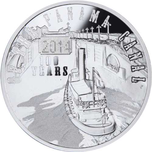 100th anniversary of panama canal mint of poland