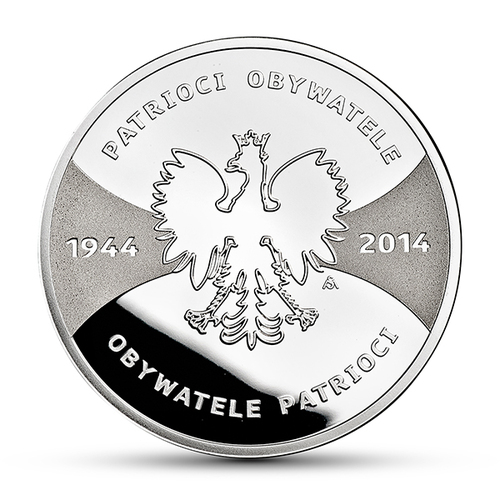 silver coin Patriots 1944 Citizens 2014