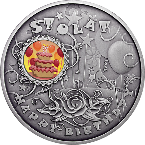 coin Happy Birthday, 1 dollar