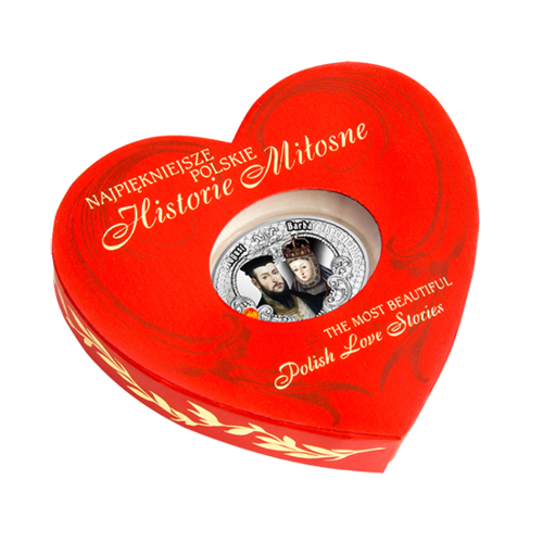 silver coin of the most beautiful love stories series sigismund and barbara radziwill