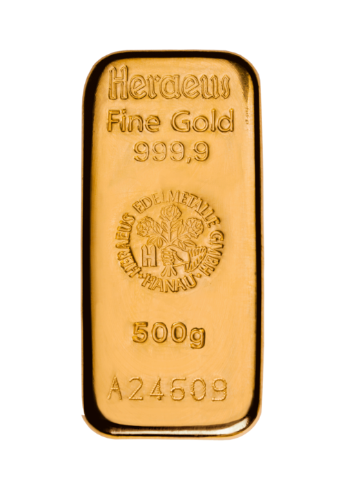 Sztabka Złota - Heraeus - 500 g