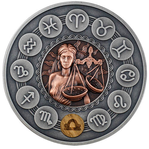 Libra, 1 dollar, Series: Zodiac Signs