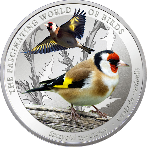Goldfinch, 1 dollar, Fascinating World of Birds