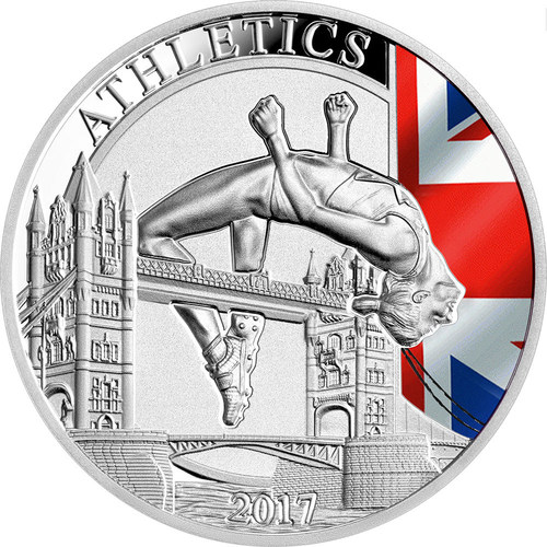 Championships in Athletics 2017, 1 dollar (silver coin)