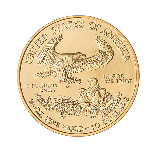 Amerykański Orzeł 1/4 oz 10 USD - Złota moneta bulionowa American Gold Eagle