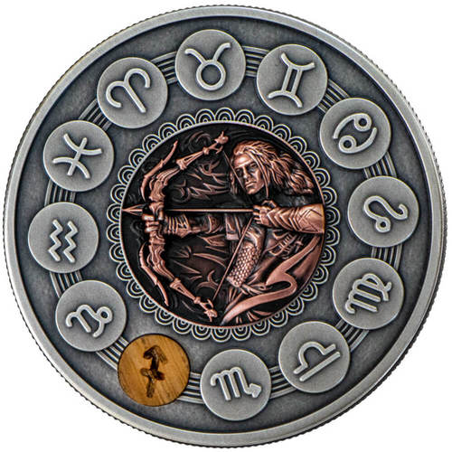 Sagittarius, 1 dollar, Series: Zodiac signs