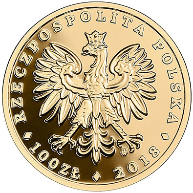 Bielik - złota moneta bulionowa 1/4 oz. - 100-lecie odzyskania przez Polskę niepodległości