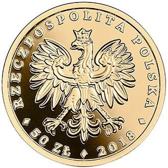 Bielik - złota moneta bulionowa 1/10 oz. - 100-lecie odzyskania przez Polskę niepodległości
