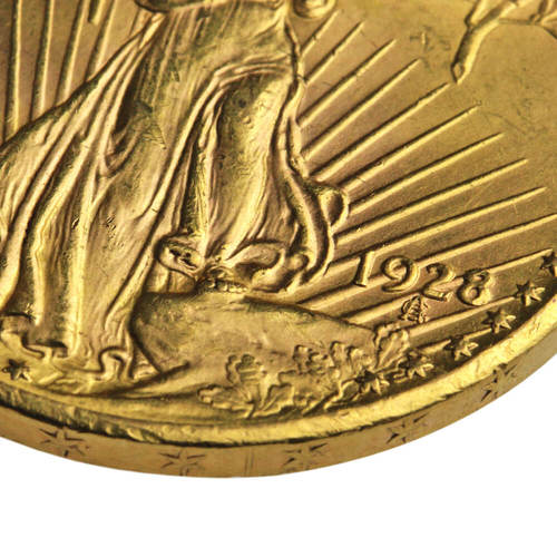 Złota moneta dwudziestodolarowa Saint Gaudens Double Eagle (podwójny orzeł), różne roczniki
