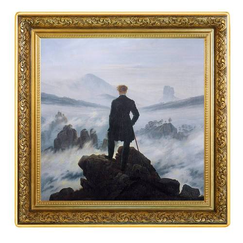Wedrowiec Nad Morzem Mgly Kordian Wędrowiec nad morzem mgły, 1 dolar, Seria: Skarby światowego malarstwa