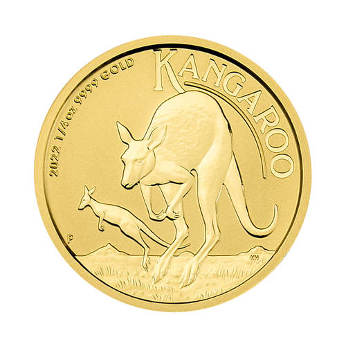 Kangaroo 1/4 oz A$ 25 - Złota moneta bulionowa