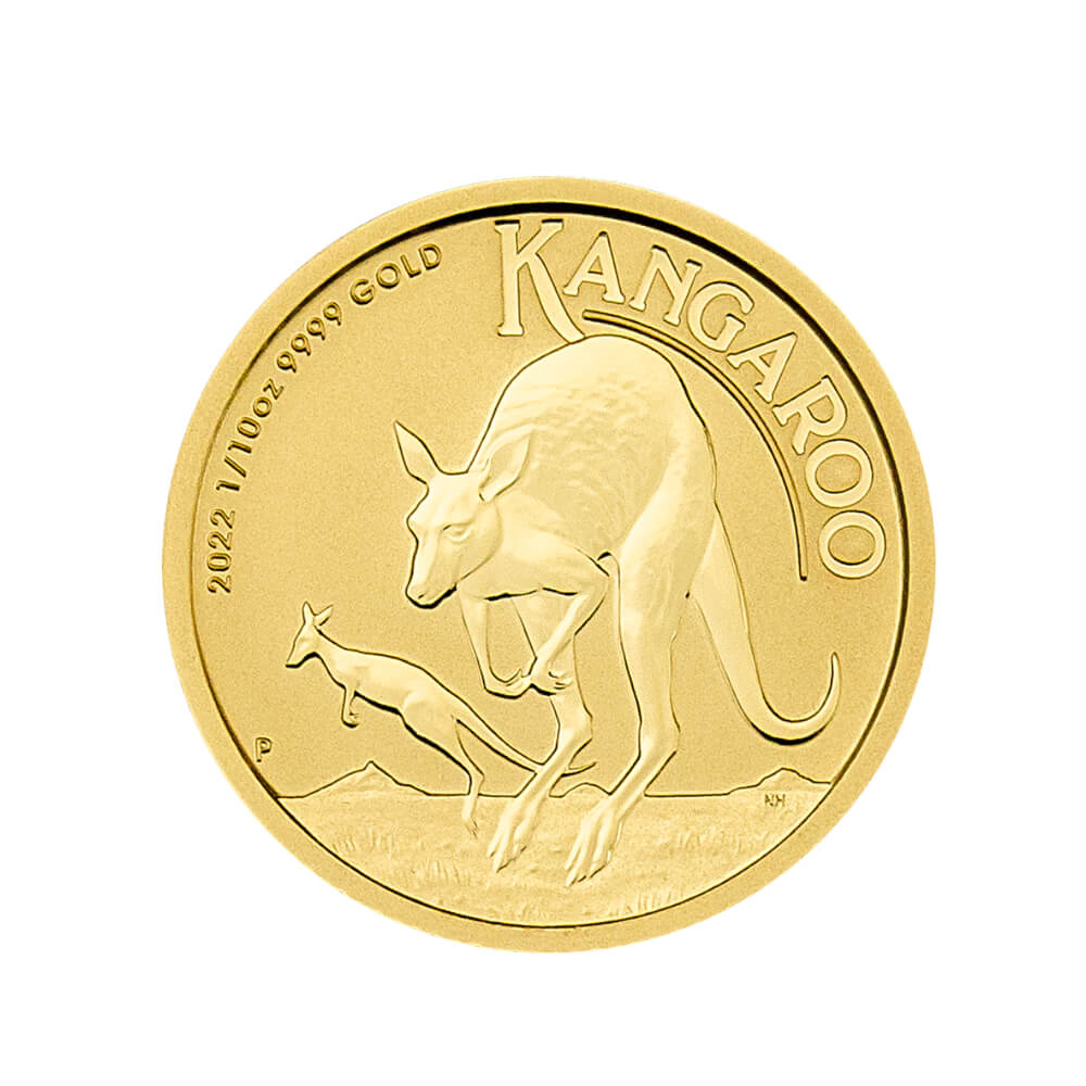Kangaroo 1/10 oz A$ 15 - Złota moneta bulionowa
