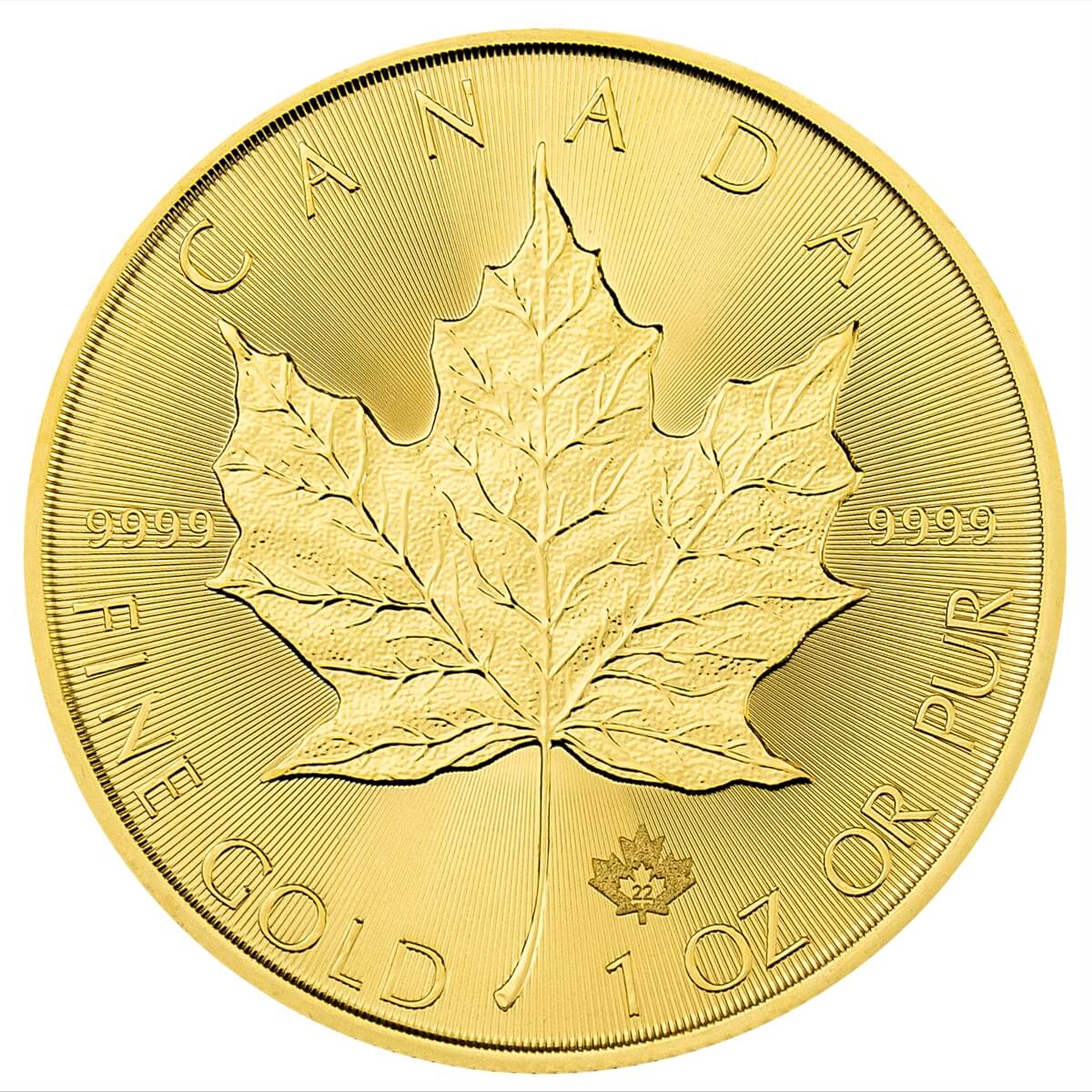 Liść Klonowy 1 oz. - Złota moneta bulionowa Maple Leaf