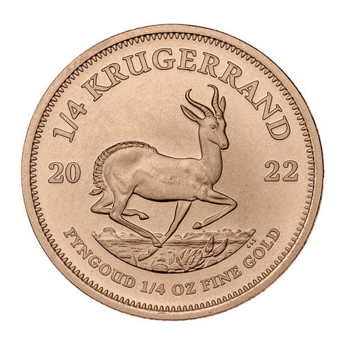 Krugerrand 1/4 oz - Złota moneta bulionowa