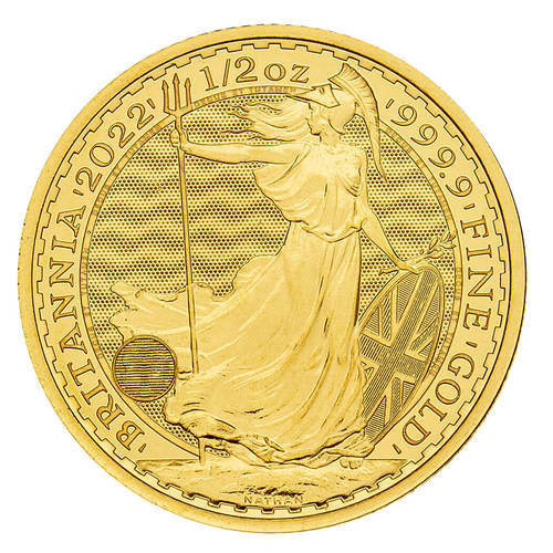 Britannia 1/2 oz - Złota moneta bulionowa